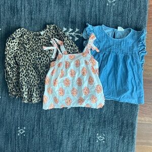 Bundle of Three Crewcuts Shirts Tops in XS (4-5)